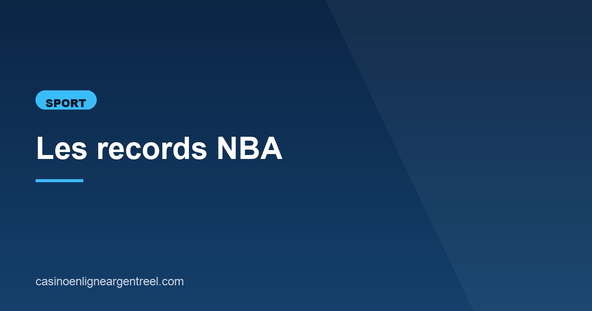 Illustration de l'article consacré aux records NBA